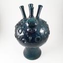 Blue bird ceramic pique fleurs vase_4