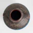 Italian Fiorentina brown and blue vase Bitossi_4