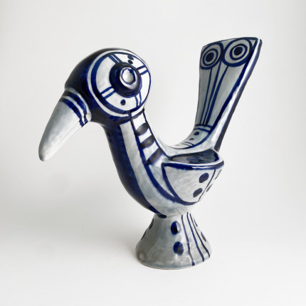 Large ceramic bird by Gerd Hiort Petersen for Soholm