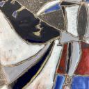 Large vintage wall ceramic plaque by Marcello Fantoni_6