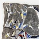 Large vintage wall ceramic plaque by Marcello Fantoni_3