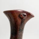 Signed swiss red / brown ceramic jug designed as a bird_3