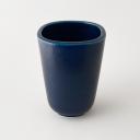 Blue ceramic vase Marselis by Nils Thorsson for Royal Copenhagen_5