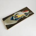 Vintage cubist tile by Schäffenacker, Germany_2