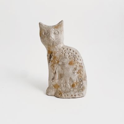 Vintage deramic cat by Aldo Londi for Bitossi_0