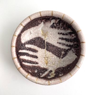 Vintage Guido Gambone Italian ceramic bowl_0