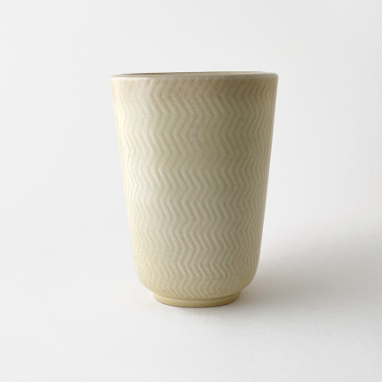 White ceramic vase Marselis by Nils Thorsson for Royal Copenhagen