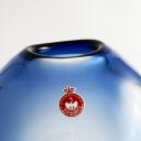 Large Per Lütken drop vase blue glass by Holmegaard_1