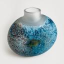Large vase "Reef" by Kjell Engman with with fish for Kosta Boda_3