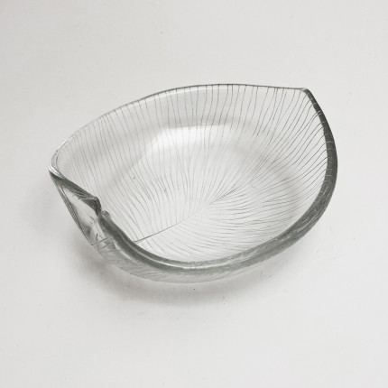 Line cut leaf by Tapio Wirkkala for Iittala, signed