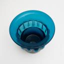 Vintage blue vase by Bertil Vallien for Boda Åfors_2