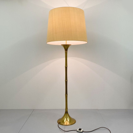 Floor lamp Bamboo design by Ingo Maurer, Germany, circa 1970