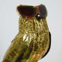 French owl brass and agate lamp by Henri Fernandez, circa 1970_2
