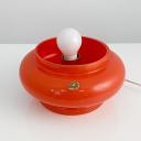 Italian mushroom designer red / orange murano glas lamp_9