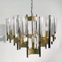 Large italian ceiling lamp by Gaetano Sciolari, 60-70s, signed_10