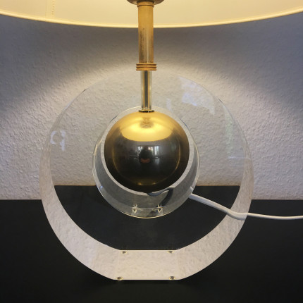 Vintage plexiglass lamp