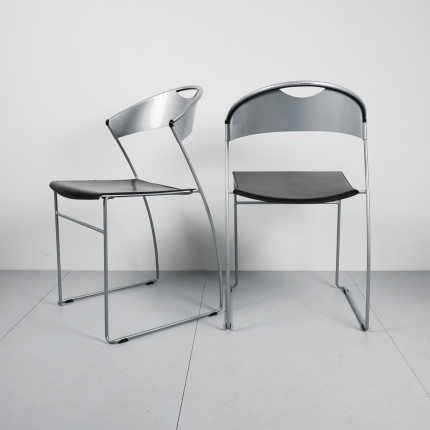 6 chairs Juliette by Hannes Wettstein for Baleri