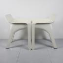 Pair of Gaudi chairs by Vico Magistretti for Artemide circa 1970_4
