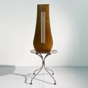 Suite of 5 Lyra dining chairs by Théo Haeberli_2