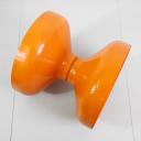 Vintage plastic orange stool Rochetto by Castiglioni for Kartell_8