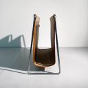Canvas and Steel Bachelor Magazine Rack by Verner Panton for Fritz Hansen_6