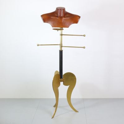 French J. F. Crochet gentleman's Silent Butler Suit 80s_0