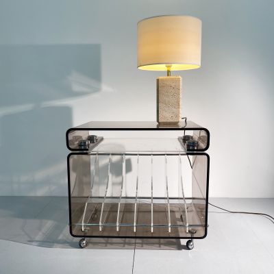 Roche Bobois Perspex Vinyl Cabinet Michel Dumas 1970_0