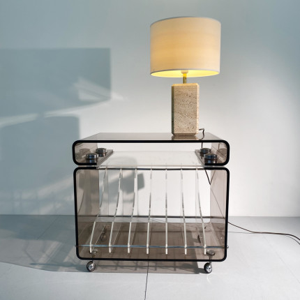 Roche Bobois Perspex Vinyl Cabinet Michel Dumas 1970