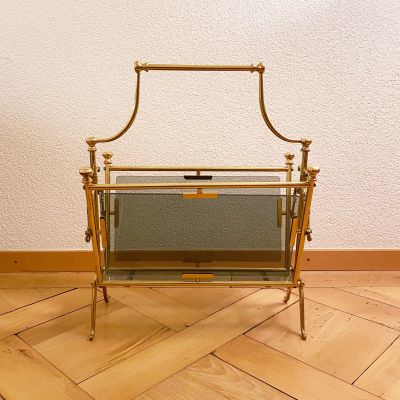 Vintage italian magazine rack Cesare Lacca_0