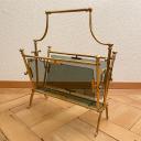 Vintage italian magazine rack Cesare Lacca_1