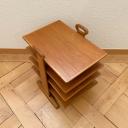 Vintage Swiss wood newspaper rack_3