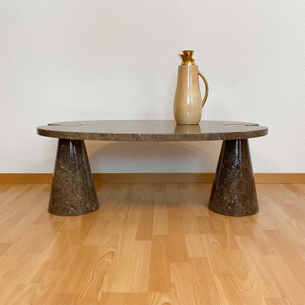Marble low table "Eros" P72 by Angelo Mangiarotti