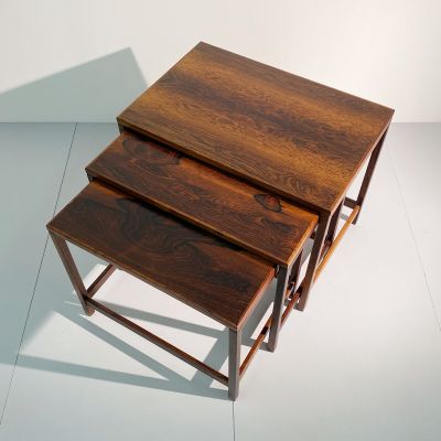 Vintage nest of tables made by Centrum Mobler, Denmark_0