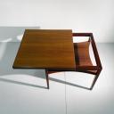 Vintage teak folding low table from Denmark_5