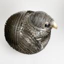 Large Alexander Blazquez Mexican modern metal brutalist bird sculpture_5