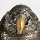 Large Alexander Blazquez Mexican modern metal brutalist bird sculpture_9