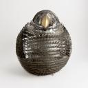 Large Alexander Blazquez Mexican modern metal brutalist bird sculpture_10