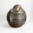 Large Alexander Blazquez Mexican modern metal brutalist bird sculpture_1