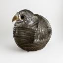 Large Alexander Blazquez Mexican modern metal brutalist bird sculpture_11