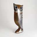 Large lucite bi-colored owl sculpture by Abraham Palatnik_6