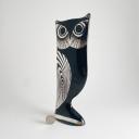 Large lucite bi-colored owl sculpture by Abraham Palatnik_11