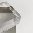 Metal and lucite box by Gabriella Crespi 70s, Italy_6