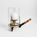 Brass and bamboo windlight candleholder by Carl Auböck, Wien_9