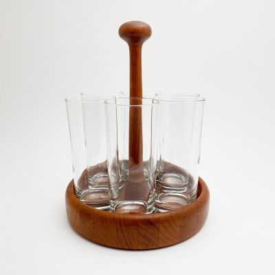 Vintage glass holder by Digsmed Denmark_0