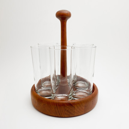 Vintage glass holder by Digsmed Denmark