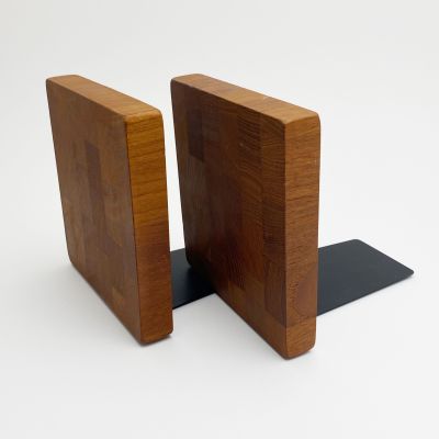 Vintage teak bookends Brostrom design_0