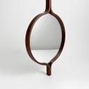 Wooden hand / wall mirror by Bech & Starup, Den Permanente 1967, Copenhagen, Denmark_2